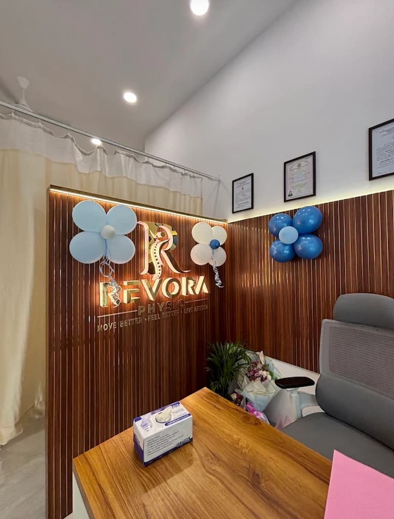 Revora Physio Clinic lobby and reception area